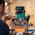 Plunge Base Routers | Metabo HPT M3612DAM MultiVolt 36V Brushless Lithium-Ion Cordless Plunge Router Kit (2.5 Ah) image number 14