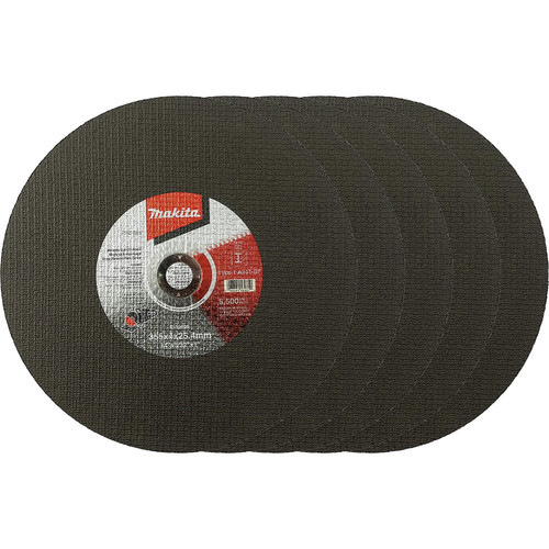 Clearance Center | Makita E-12809-5 5-Piece 14 in. x 5/32 in. x 1 in. Abrasive Cut‑Off Wheel image number 0