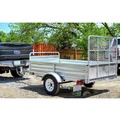 Utility Trailer | Detail K2 MMT5X7G-DUG 5 ft. x 7 ft. Multi Purpose Utility Trailer Kits with Drive Up Gate (Galvanized) image number 3