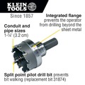 Hole Saws | Klein Tools 31866 1-3/4 in. Heavy Duty Carbide Hole Cutter image number 6