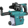 Clearance Center | Makita XRH01ZWX 18V LXT Brushless Lithium-Ion SDS-PLUS 1 in. Cordless Rotary Hammer with HEPA Dust Extractor Attachment (Tool Only) image number 2