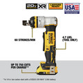 Dewalt DCE158D1 20V MAX XR Brushless Lithium-Ion Cordless Wire Mesh Cable Tray Cutter Kit (2 Ah) image number 2