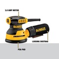 Random Orbital Sanders | Dewalt DWE6420 3 Amp Single Speed 5 in. Corded Random Orbital Sander with PSA Pad image number 1