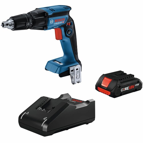 Primed for Savings Sale! | Bosch GTB18V-45B15 18V Brushless Lithium-Ion 1/4 in. Cordless Hex Screwgun Kit (4 Ah) image number 0