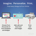 July Member-Exclusive Offer Save 10% off on One Item | Avery 05095 3.38 in. x 2.33 in. Flexible Adhesive Name Badge Labels - White/Red Border (50/Box) image number 6