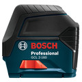 Rotary Lasers | Bosch GCL2-160 165 ft. Self-Leveling Cross-Line Laser with Plumb Points image number 2