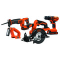  | Black & Decker BD4KITCDCRL 20V MAX 1.5 Ah Cordless Lithium-Ion 4-Tool Combo Kit image number 0