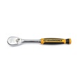 Ratcheting Wrenches | GearWrench 81007T 90-Tooth 1/4 in. Drive Cushion Grip Teardrop Ratchet image number 0