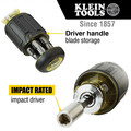 Screwdrivers | Klein Tools 32308 8-in-1 Multi-Bit Adjustable Magnetic Stubby Impact-Rated Screwdriver image number 9