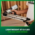 Air Framing Nailers | Metabo HPT NR65AK2M 36-Degree 2-1/2 in. Strap-Tite Fastening System Metal Connector Strip Nailer image number 5