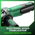 Angle Grinders | Metabo HPT 646488420 120V 13.5 Amp WEP 15-150 6 in. Corded Quick Angle Grinder image number 9