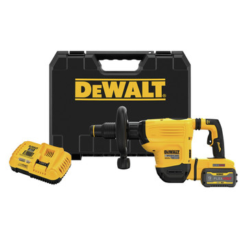 DEMO AND BREAKER HAMMERS | Dewalt 60V MAX Brushless Lithium-Ion 15 lbs. Cordless SDS Max Chipping Hammer Kit (9 Ah) - DCH832X1