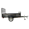 Utility Trailer | Detail K2 MMT5X7-DUG 5 ft. x 7 ft. Multi Purpose Utility Trailer Kits with Drive Up Gate (Black Powder-Coated) image number 1