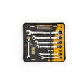 Ratcheting Wrenches | GearWrench 9317 7-Piece SAE Combination Ratcheting Wrench Set image number 1