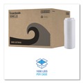  | Boardwalk BWKHOTWH8 Plastic Hot Cup Lids for 8 oz. Hot Cups - White (50/Sleeve, 20 Sleeves/Carton) image number 4