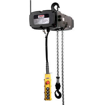 ELECTRIC CHAIN HOISTS | JET 460V 16.8 Amp TS Series 2 Speed 5 Ton 10 ft. Lift 3-Phase Electric Chain Hoist - JT9-144013