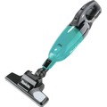 Vacuums | Makita XLC08R1B 18V LXT Brushless Lithium‑ion Cordless Compact Stick Trigger with Lock Vacuum Kit (2 Ah) image number 3
