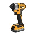 Combo Kits | Factory Reconditioned Dewalt DCK274E2R 20V MAX Brushless Lithium-Ion 1/2 in. Cordless Hammer Drill Driver and 1/4 in. Impact Driver Combo Kit with 2 Batteries (1.7 Ah) image number 6