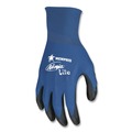 Work Gloves | MCR Safety N9696L Ultra Tech TaCartonile Dexterity Work Gloves - Large Blue/Black (1-Dozen) image number 2