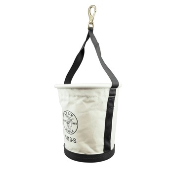 Klein Tools Tapered-Wall Bucket with Swivel Snap Hook - 5113S