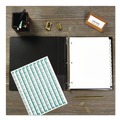 July Member-Exclusive Offer Save 10% off on One Item | Avery 11582 11 in. x 8.5 in. 12-Tab Index Maker EcoFriendly Print and Apply Clear Label Dividers - White (5 Sets/Pack) image number 1