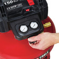  | Factory Reconditioned Porter-Cable C2002R 0.8 HP 6 Gallon Oil-Free Pancake Air Compressor image number 5