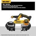 Save 10% off one item | Dewalt DCS378B 20V MAX XR Brushless Lithium-Ion Cordless Mid-Size Bandsaw (Tool Only) image number 1
