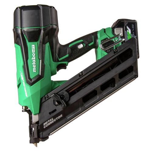Framing Nailers | Metabo HPT NR3665DAM 36V Lithium-Ion 2-1/2 in. Cordless Metal Connector Nailer Kit (2.5 Ah) image number 0