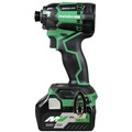 Impact Drivers | Metabo HPT WH36DCM MultiVolt 36V Brushless Lithium-Ion 4-1/2 in. Cordless Triple Hammer Bolt Impact Driver Kit with 2 Batteries (2.5 Ah) image number 4