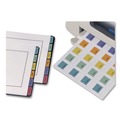 July Member-Exclusive Offer Save 10% off on One Item | Avery 16281 1.25 in. Wide 1/5-Cut Printable Plastic Tabs with Repositionable Adhesive - Assorted Colors (96/Pack) image number 2