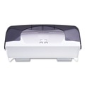  | San Jamar T1700TBK 11.75 in. x 6.25 in. x 18 in. Ultrafold Multifold/C-Fold Classic Towel Dispenser - Black Pearl image number 3