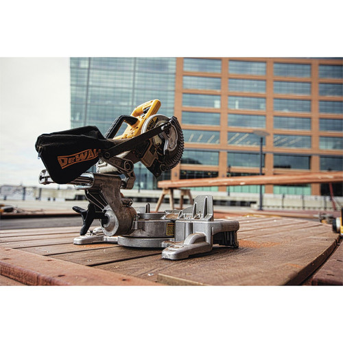 Dewalt cordless sliding compound miter saw clearance