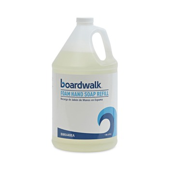 Boardwalk 5005-04-GCE00 1 Gallon Bottle Herbal Mint Scent Foaming Hand Soap