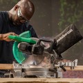 On Sale | Metabo HPT C1810DFAM 18V MultiVolt Brushless Lithium-Ion 10 in. Cordless Single Bevel Miter Saw Kit (5 Ah) image number 17