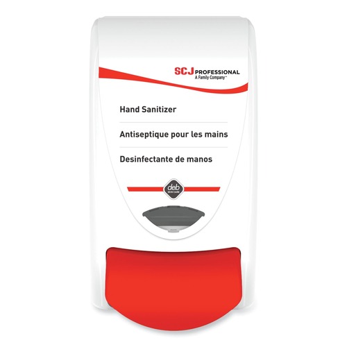  | SC Johnson IFS1LDS 1 Liter 4.92 in. x 4.6 in. x 9.25 in. Sanitizer Dispenser - White (15/Carton) image number 0