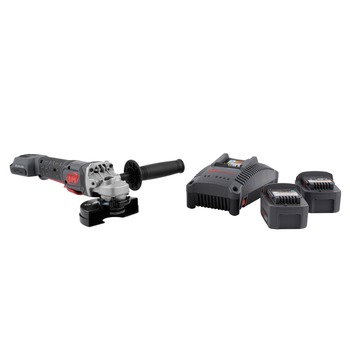 Ingersoll Rand 20V 1 HP 8000 RPM Type 27 Grinding Type 1 Cutting 4.5 / 5 in. Wheel Cordless Right Angle Grinder Kit (5 Ah) - G5351-K22