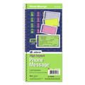 July Member-Exclusive Offer Save 10% off on One Item | Adams SC1153RB 4.75 x 2.75 Two-Part Carbonless Wirebound Telephone Book with Multicolored Messages, 200 Forms Total image number 0