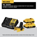 Battery and Charger Starter Kits | Dewalt DCA2203C 20V MAX Lithium-Ion Battery/Charger/Adapter Kit for 18V Cordless Tools with 2 Batteries (2 Ah) image number 6