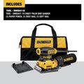 Drywall Sanders | Factory Reconditioned Dewalt DWE6411KR 2.3 Amp 1/4 Sheet Corded Finishing Sander Kit image number 1