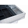 Crossover Truck Boxes | Delta 1-232000 Aluminum Single Lid Full-size Crossover Truck Box with Gearlock (Bright) image number 3