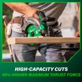Circular Saws | Metabo HPT C1807DAQ4M 18V MultiVolt Brushless Lithium-Ion 7-1/4 in. Cordless Circular Saw (Tool Only) image number 9