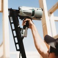 Combo Kits | Metabo HPT KNR83A5SM Pneumatic Framing Nailer and 18V Impact Driver Pro Bundle Kit (5 Ah) image number 3