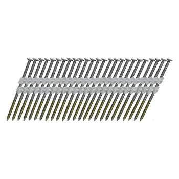 POWER TOOLS | NuMax (500-Piece) 21 Degrees 3 in. x .120 in. Plastic Collated Brite Finish Full Round Head Smooth Shank Framing Nails - FRN.120-3B500