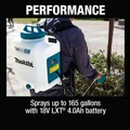 Sprayers | Makita XSU01SM1 18V LXT Lithium-Ion Cordless 2.6 Gallon Backpack Sprayer Kit (4 Ah) image number 13