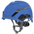  | MSA 10194793 V-Gard H1 Fas-Trac III Pivot Novent ANSI EN397 Safety Helmet -  Blue image number 0