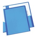 July Member-Exclusive Offer Save 10% off on One Item | Avery 47811 20-Sheet Capacity 11 in. x 8.5 in. Plastic Two-Pocket Folder - Translucent Blue image number 1