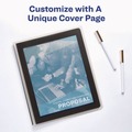 July Member-Exclusive Offer Save 10% off on One Item | Avery 15766 3 Rings 0.5 in. Capacity Flexi-View 11 in. x 8.5 in. Binder with Round Rings - Navy Blue image number 5