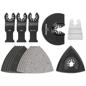 Craftsman (16-Piece) General Purpose Oscillating Tool Accessory Set with Case - CMAO516