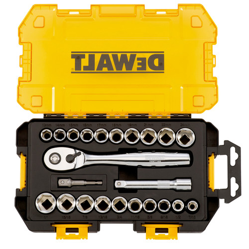 Dewalt 23 Piece Stackable 1 2 in. Drive Socket Set DWMT73813