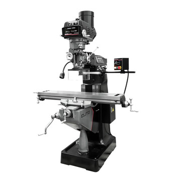 JET ETM-949 Mill with 3-Axis Newall DP700 (Knee) DRO and X, Y-Axis JET Powerfeeds - JT9-894168